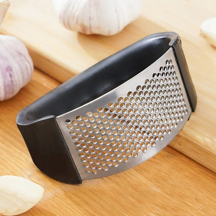🧄 Stainless Steel Garlic Press Crusher 🔪