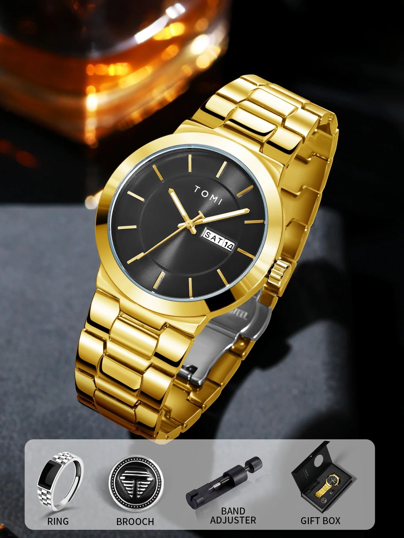 ⌚✨ Luxury Men's Watch Set 🎁🎄