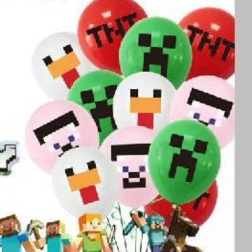 🎮⛏️ Birthday Banner Gaming Miner Banner Pennant Supplies for Boys Girls🎉👦👧