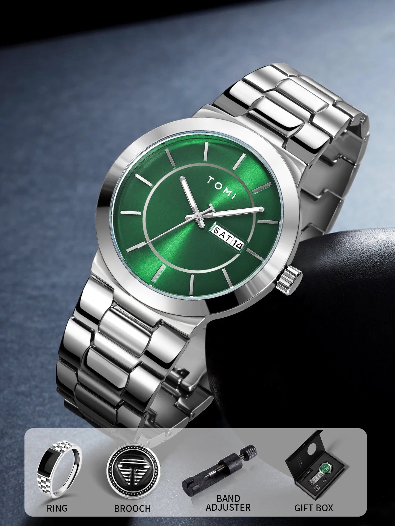 ⌚✨ Luxury Men's Watch Set 🎁🎄