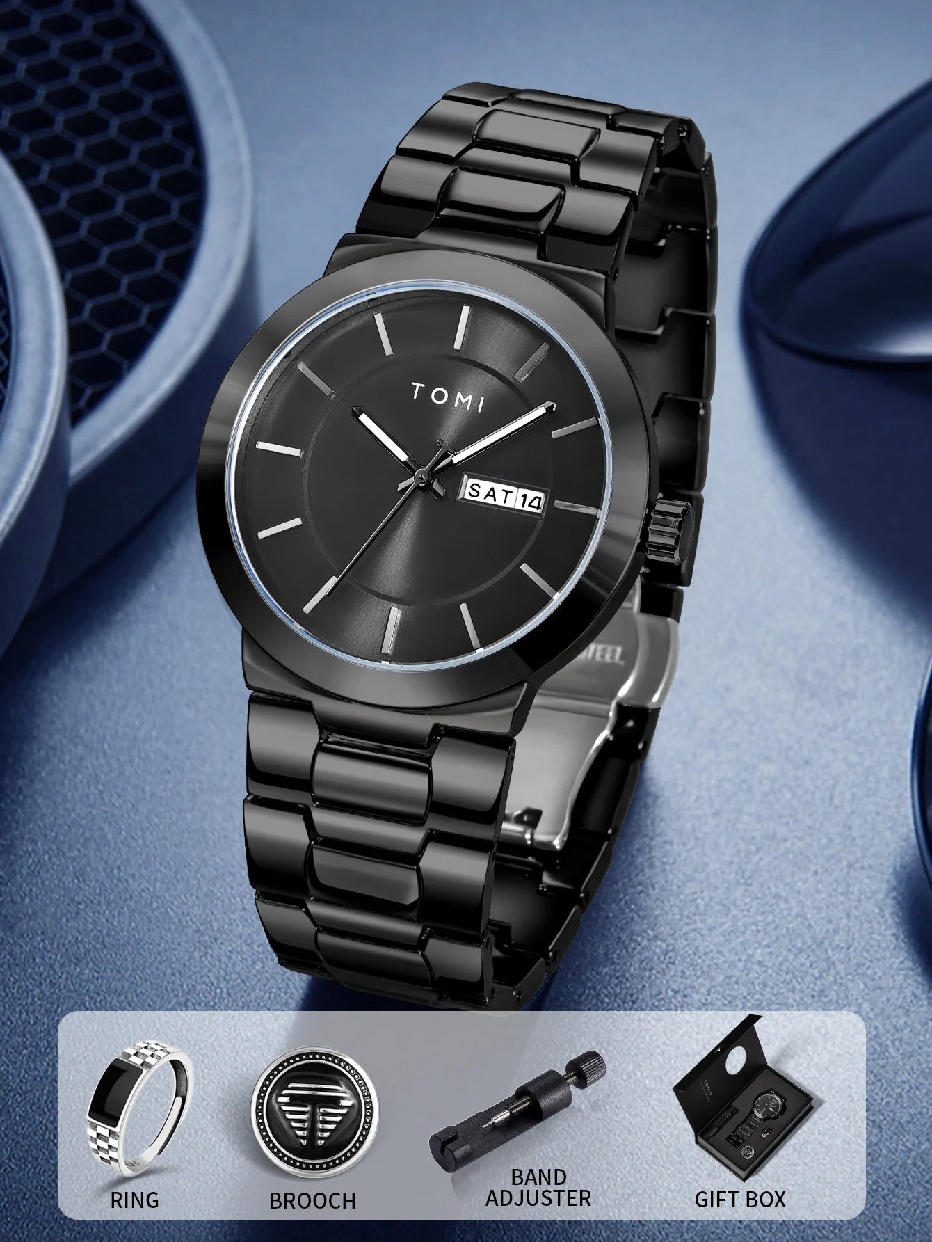 ⌚✨ Luxury Men's Watch Set 🎁🎄