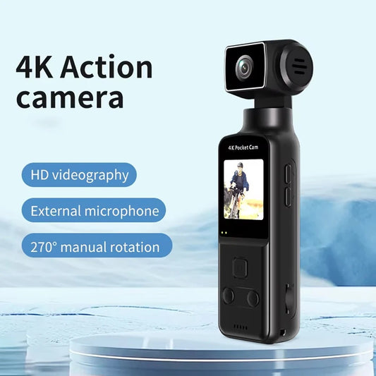 📷 4K HD Pocket Camera 🎥 | WiFi Mini Sports DV 🔄 270° Screen
