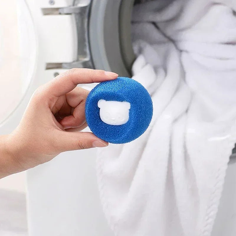 🧺✨ Magic Laundry Balls – Reusable Hair & Lint Remover 🐾