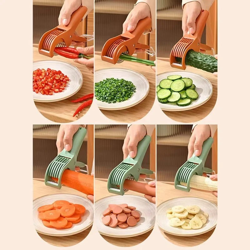 🥗🔪 Multi-Functional Veg & Fruit Slicer 🍎🥒